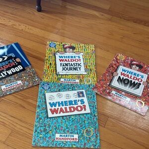 Where's Waldo? Book Lot - Colorful Illustrated Puzzle Books